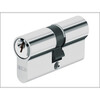 Door-cylinder, double entry, nickel plated E50N 30/30
